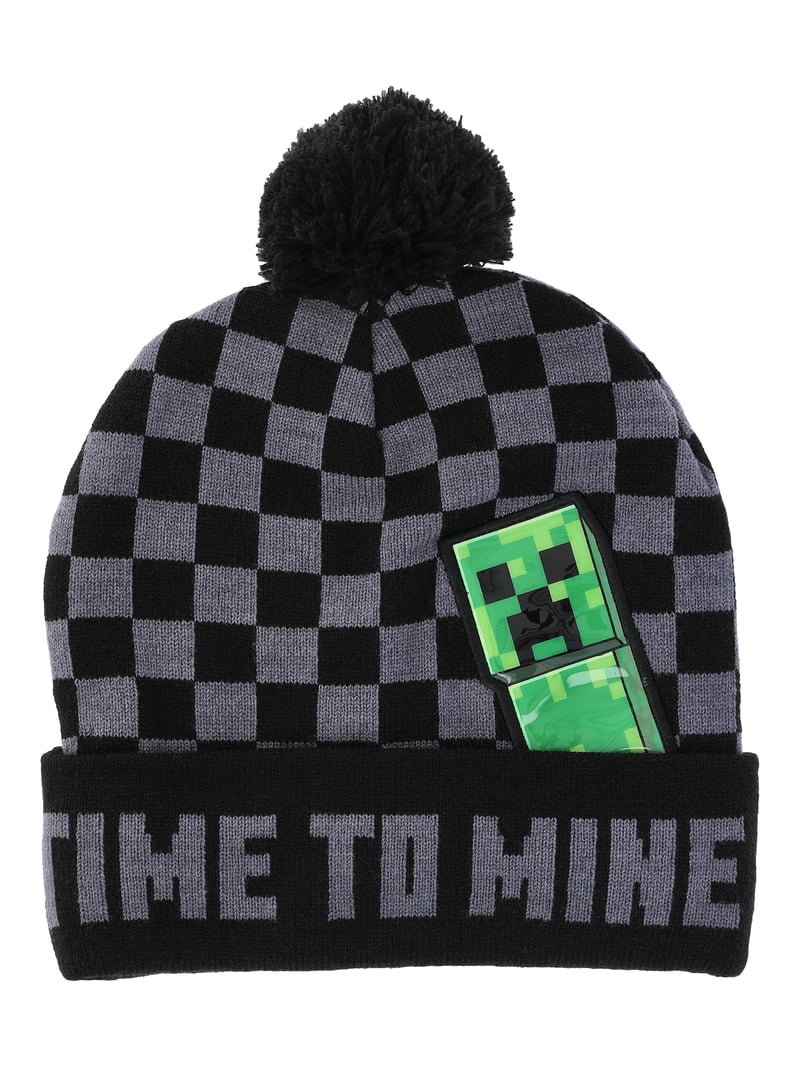 Minecraft Beanie Hat and Gloves Set, 2-Piece - Walmart.com