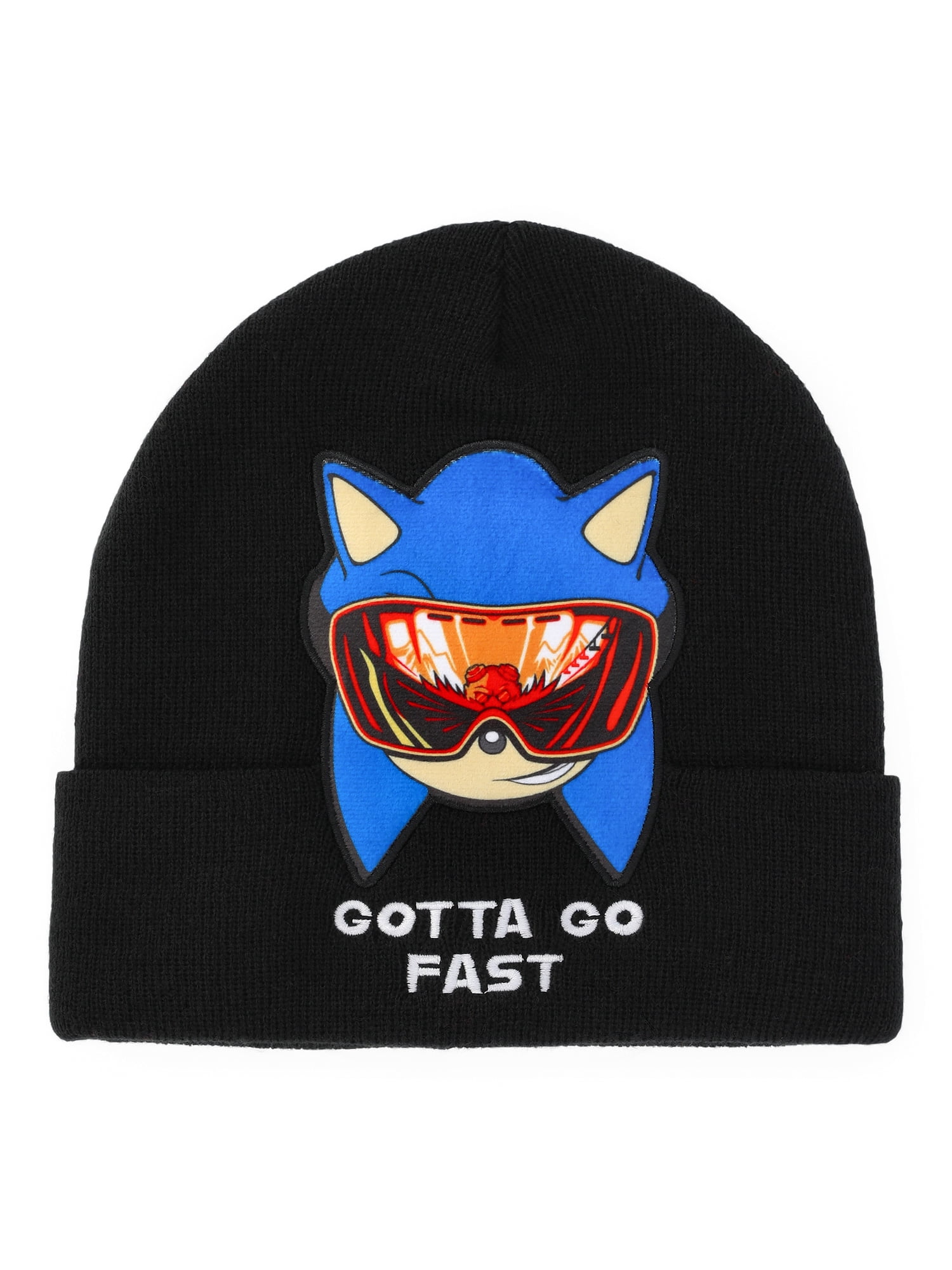 Sonic the Hedgehog Graphic Beanie Hat and Gloves Set, 2-Piece