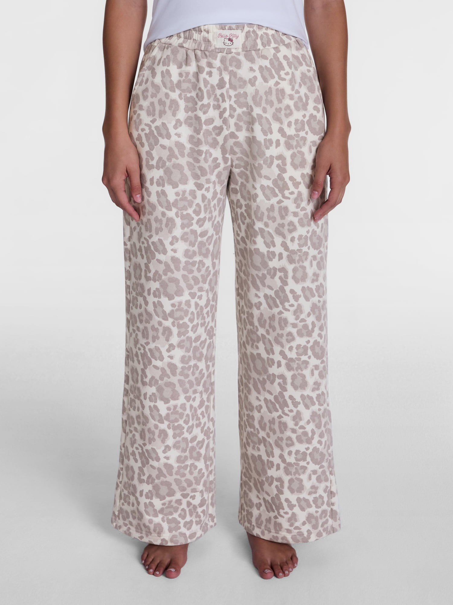 Hello Kitty Women's Animal Print Sleep Pants, Sizes XS-3XL
