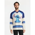 thumbnail image 1 of Stitch Men's & Big Men's Graphic Hockey Jersey with Long Sleeves, Sizes XS-3XL, 1 of 5