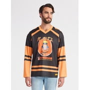 Naruto Men's & Big Men's Graphic Hockey Jersey with Long Sleeves, Sizes XS-3XL