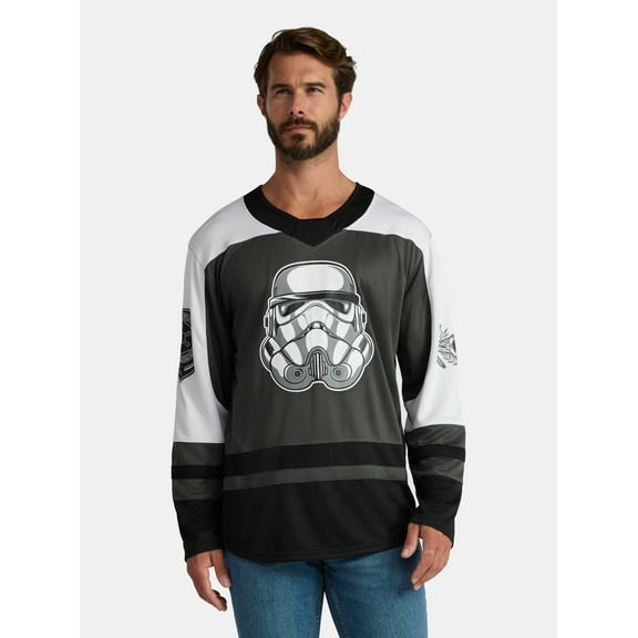 Star Wars Men's & Big Men's Stormtrooper Hockey Jersey, Sizes XS-3XL