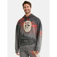 thumbnail image 1 of Friday the 13th Men's and Big Men's Graphic Print Fleece Hoodie, Sizes XS-3X, 1 of 5