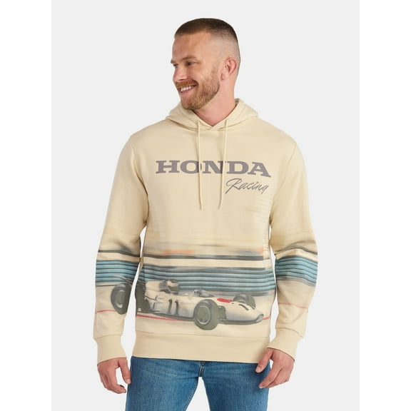 Honda Racing Men's Graphic Hoodie, Sizes XS-3XL