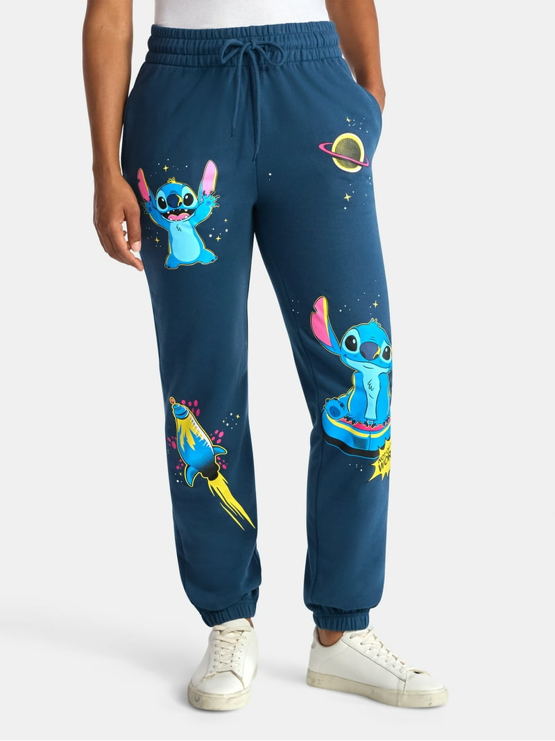 Disney Stitch Women's Graphic Jogger Pants, 29
