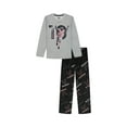 thumbnail image 1 of Messi Boys Long Sleeve Top and Pants Pajama Set, 2-Piece, Sizes 4-12, 1 of 4