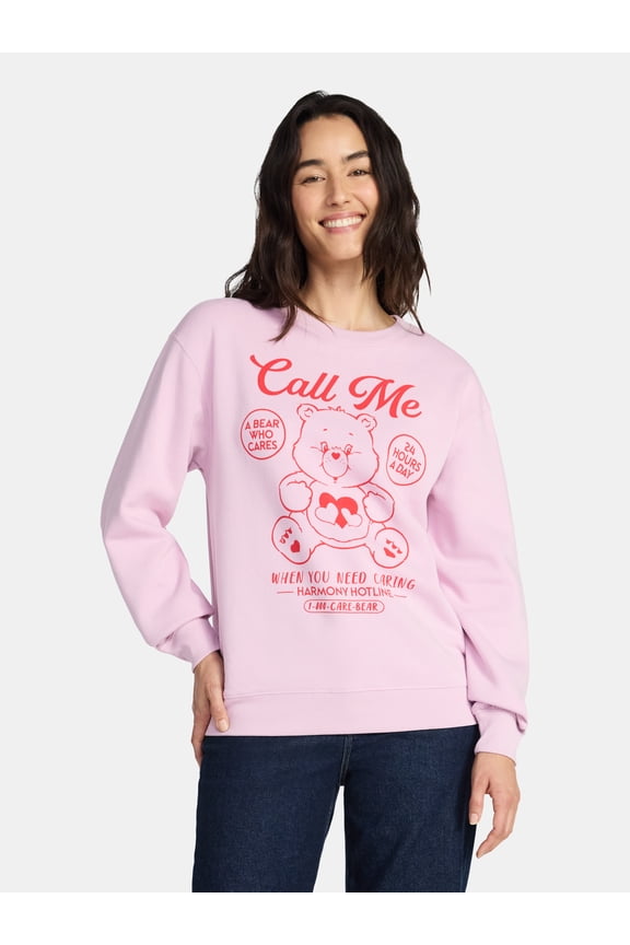 Women's Valentine's Day Call Me Graphic Sweatshirt, Sizes XXS-XXL