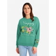 thumbnail image 1 of SpongeBob SquarePants Women's Saint Patrick's Day Graphic Sweatshirt, Sizes XXS-XXL, 1 of 5
