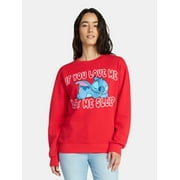 Stitch Women's Valentine's Day If You Love Me Graphic Sweatshirt, Sizes XXS-XXL