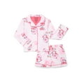 thumbnail image 1 of Strawberry Shortcake Girls Long Sleeve Coat and Shorts Pajama Set, 2-Piece, Sizes 4-16, 1 of 3