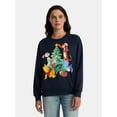 thumbnail image 1 of Disney Women’s Winnie The Pooh Christmas Light-Up Fleece Sweatshirt, Sizes XXS-2XL, 1 of 5