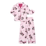 Minnie Mouse Toddler Girls Long Sleeve Top and Pants Pajama Coat Set, 2-Piece, Sizes 2T-5T