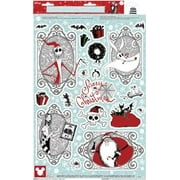 Licensed Nightmare Before Christmas Multi-Color Window Cling by Ruz, Reusable Wall Decal