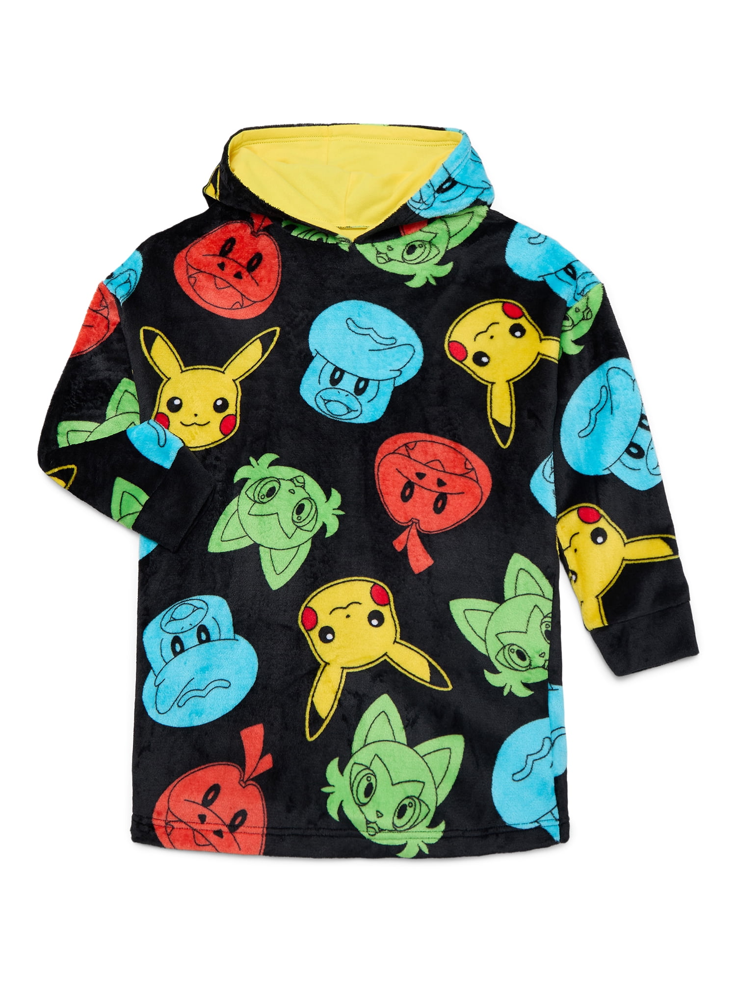 Pokémon Boys Oversized Hooded Sleeper, Sizes S-XL