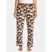 HELLO KITTY Netflix Stranger Things Women's and Women's Plus Velour Sleep Pants, Sizes XS-3X