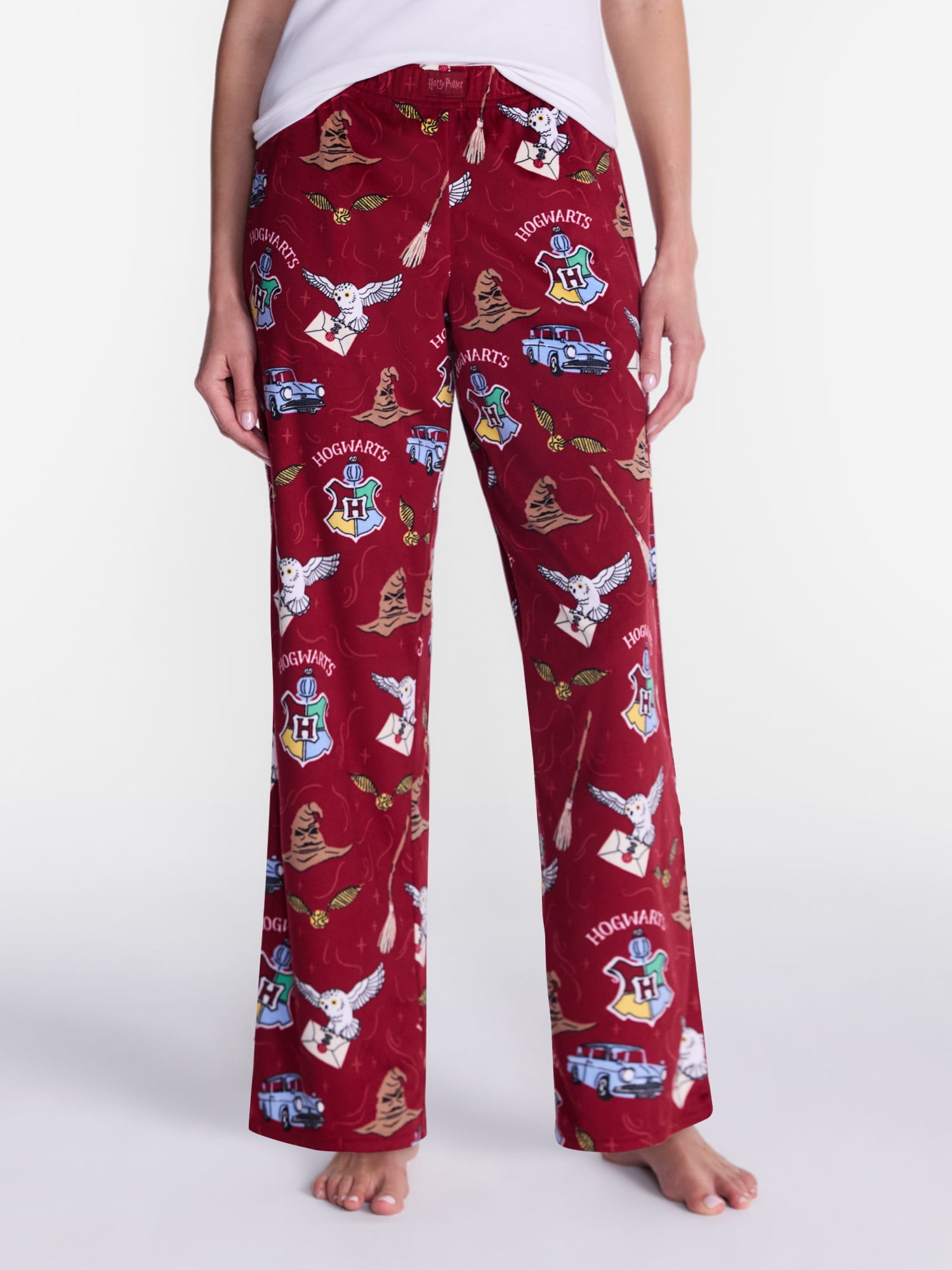 Warner Bros Harry Potter Women's Velour Sleep Pants, Sizes XS-3X