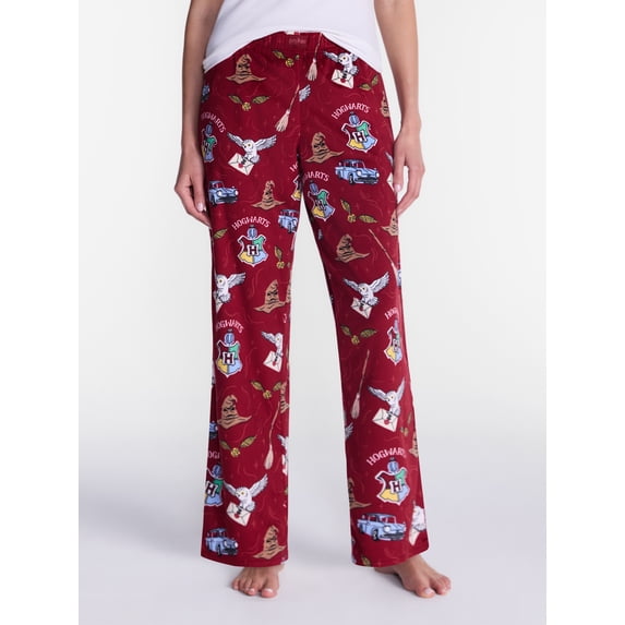 Warner Bros Harry Potter Women's Velour Sleep Pants, Sizes XS-3X