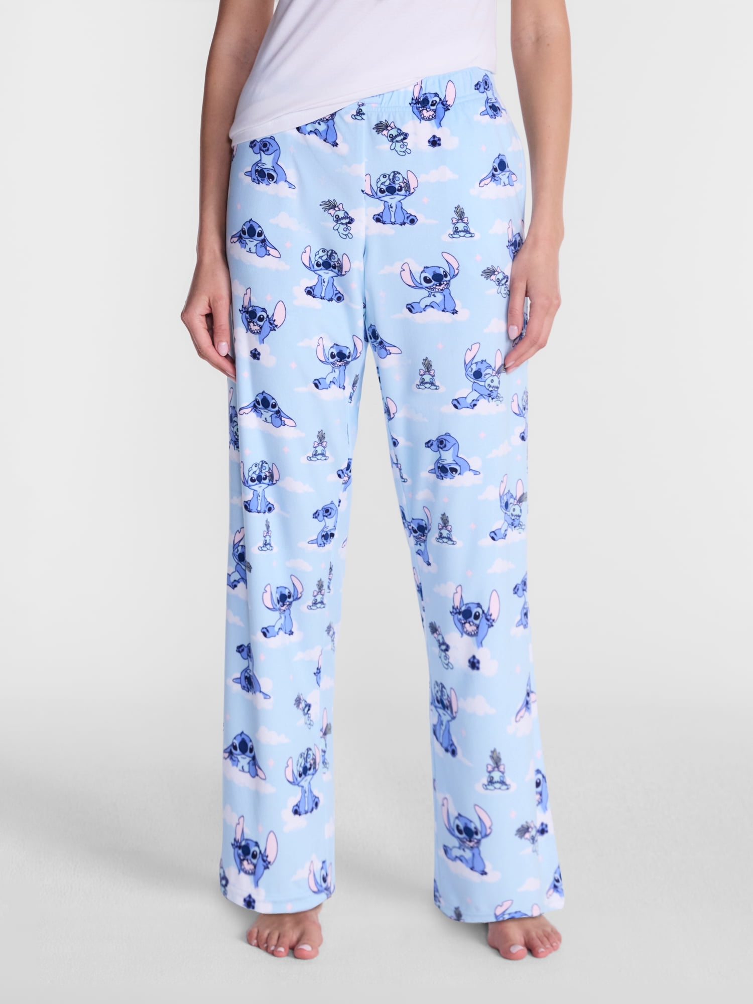 Disney Stitch Women's Velour Sleep Pants, Sizes XS-3X