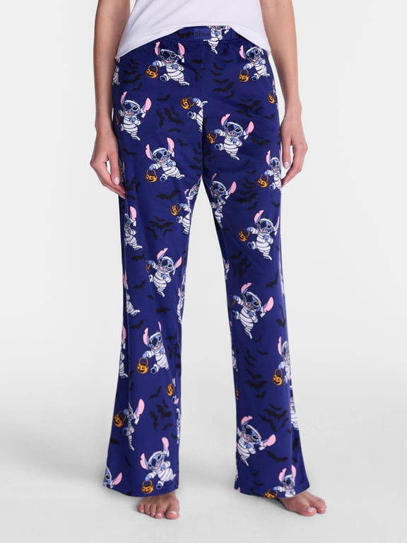 Stitch Women's Halloween Velour Sleep Pants, Sizes XS-3X
