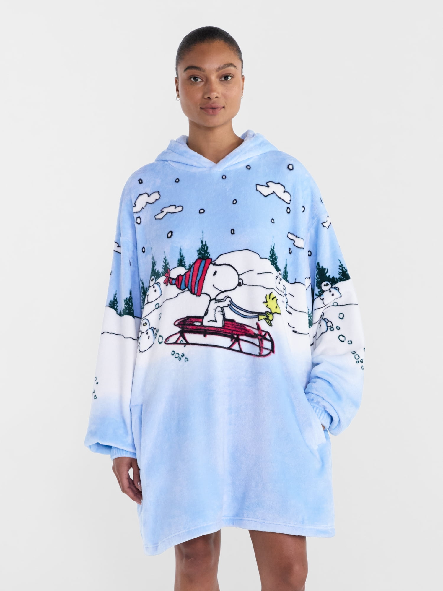 Women's Sleep Lounger Peanuts, Sizes XS-3XL