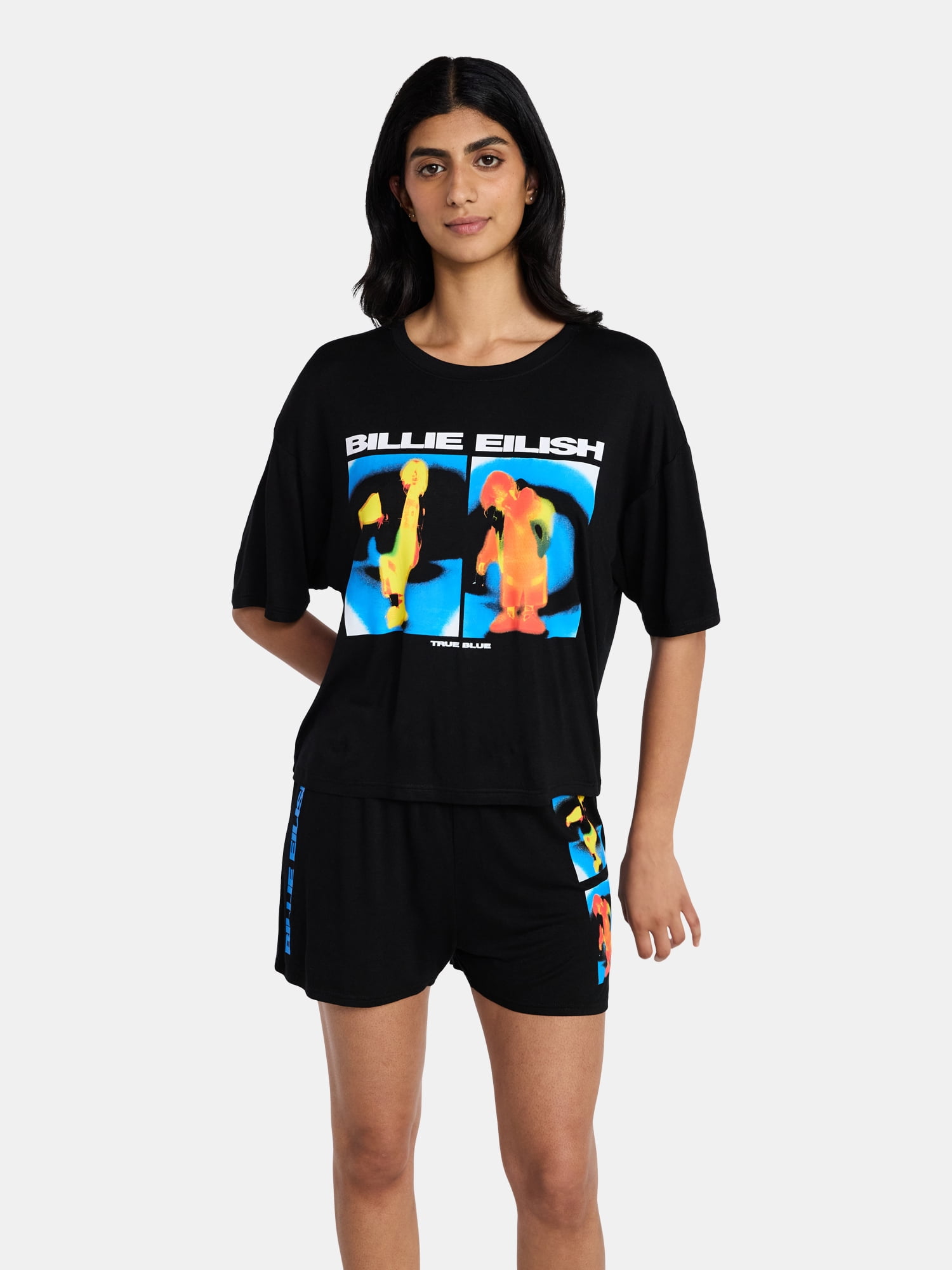 Billie Eilish Women's Pajama Set, 2-Piece, Sizes XS-3X