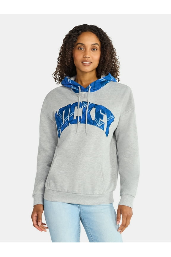 Women's Plaid Hoodie, Sizes XXS-XXL