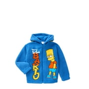 THE SIMPSONS Bart Simpson Boys Plush Jacket, Sizes 4-12