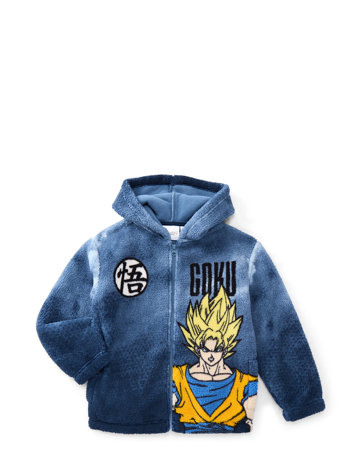 Dragon Ball Z Boys Plush Jacket, Sizes 4-12 - Walmart.com
