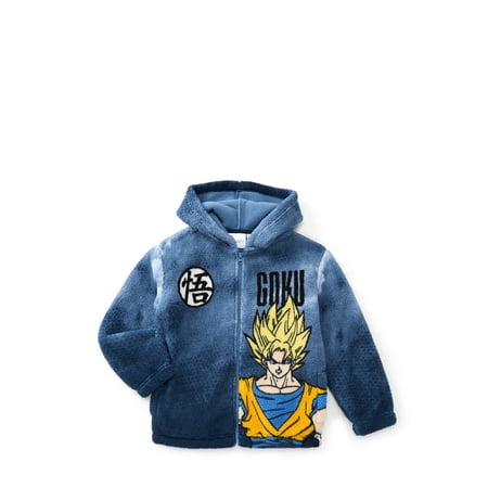 Dragon Ball Z Boys Plush Jacket, Sizes 4-12