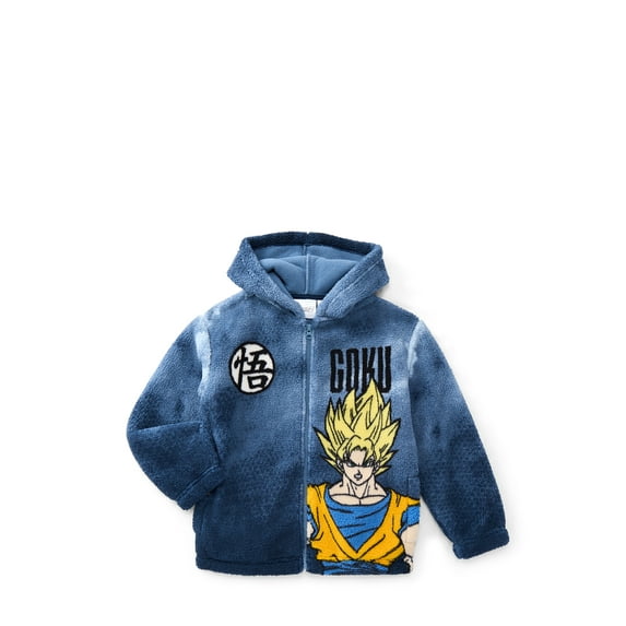 Dragon Ball Z Boys Plush Jacket, Sizes 4-12