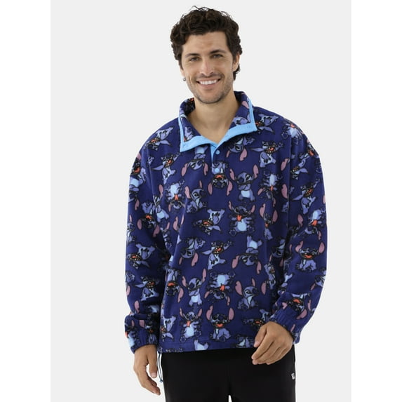 Stitch Men's & Big Men's Polar Fleece Sweatshirt, Sizes XS-3XL