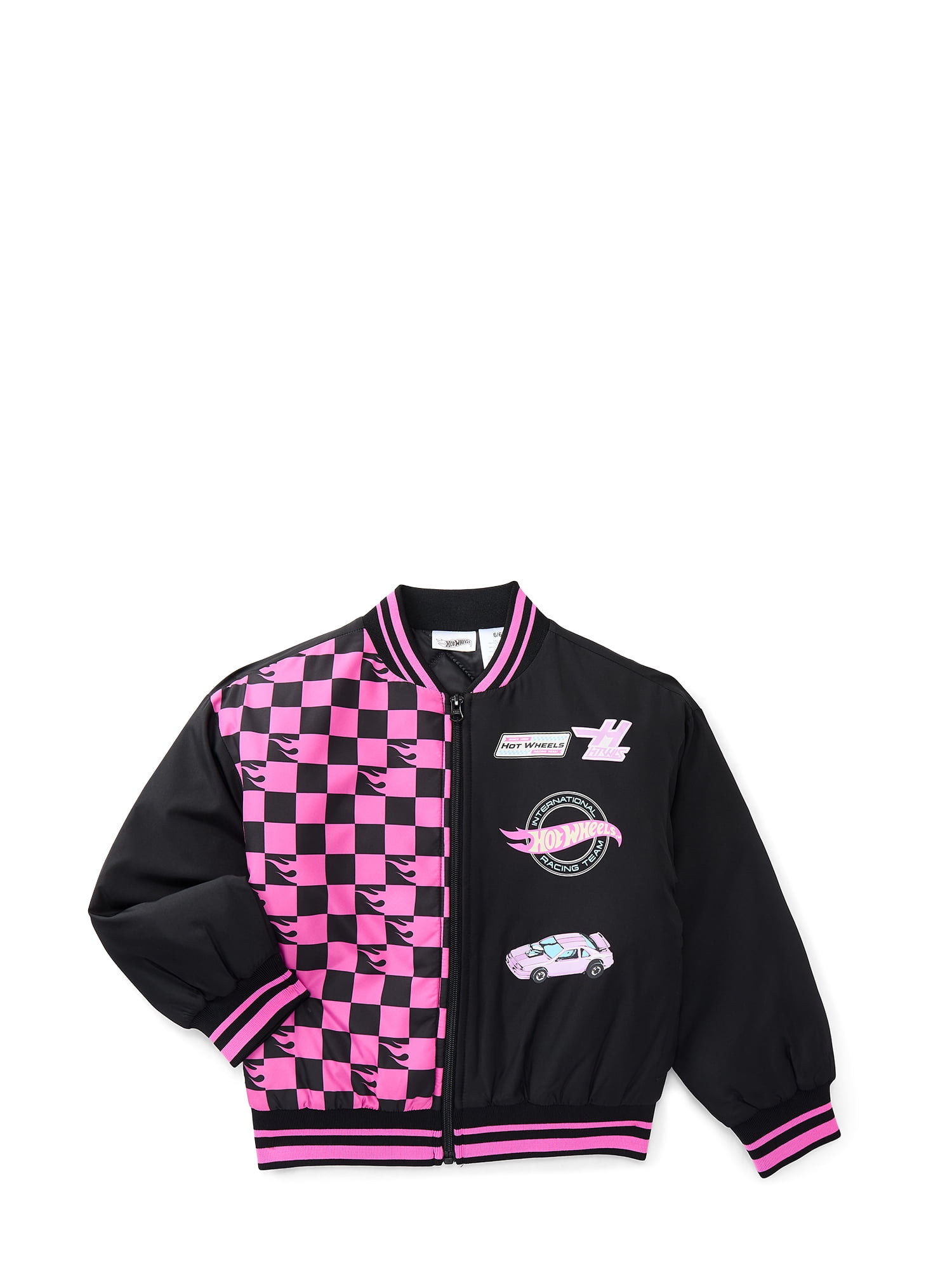 Hot Wheels Girls Bomber Jacket, Sizes XS-L