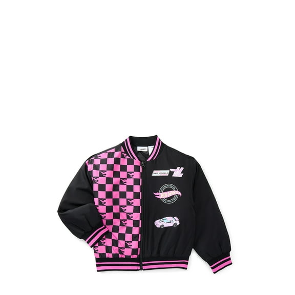 Hot Wheels Girls Bomber Jacket, Sizes XS-L