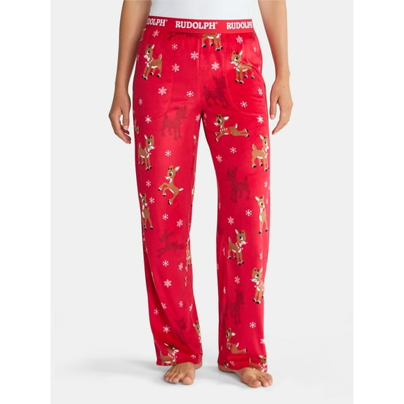 License Ladies Rudolph Pajama Pant, Sizes XS-3X
