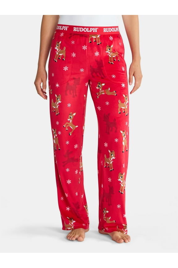 License Ladies Rudolph Pajama Pant, Sizes XS-3X