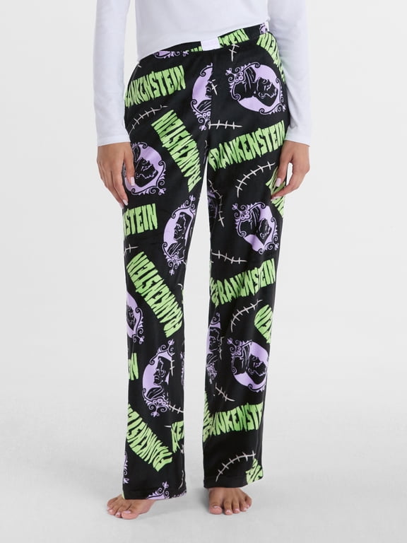 Frankenstein Women’s Fleece Lounge Pants, Sizes XS-3XL