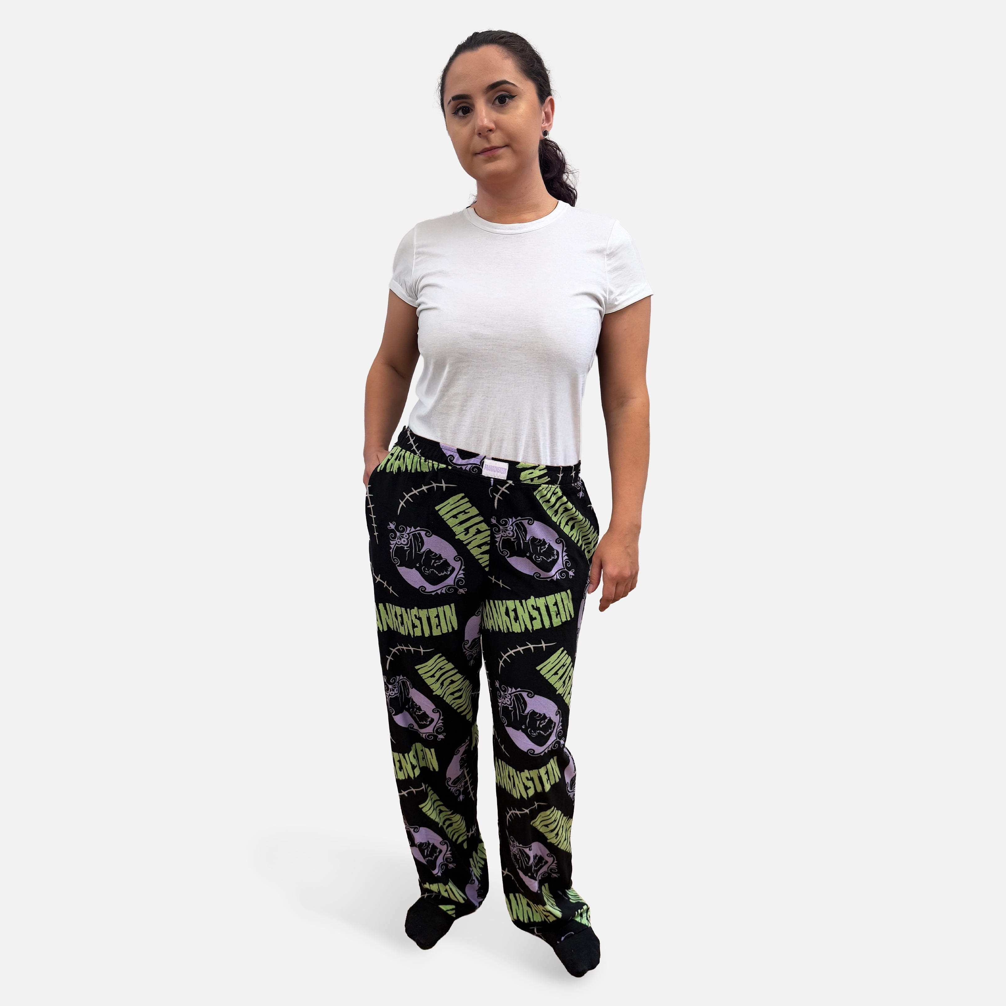 Frankenstein Women’s Fleece Lounge Pants, Sizes XS-3XL
