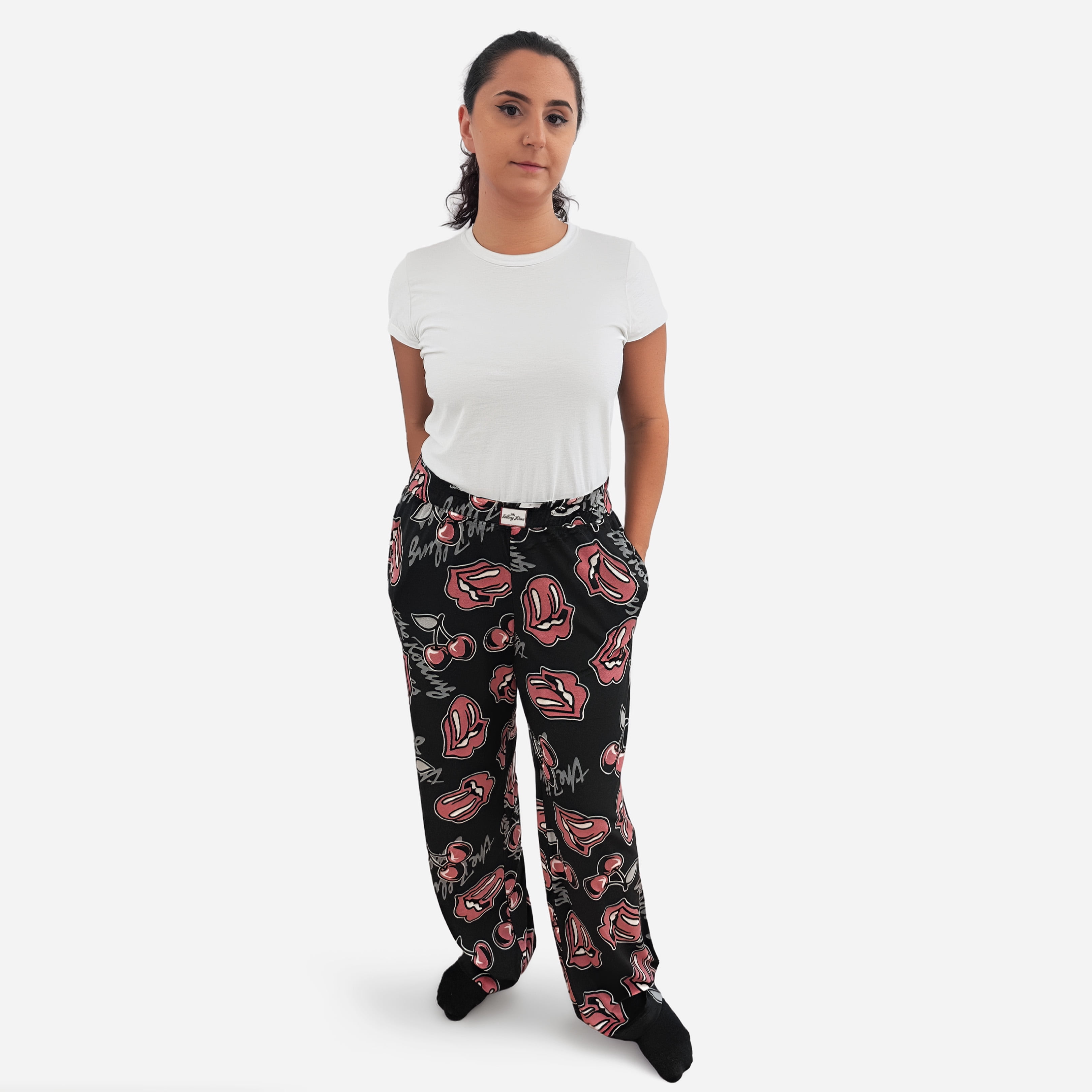 Rolling Stones Women’s Fleece Lounge Pants, Sizes XS-3XL