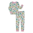 thumbnail image 1 of Pokemon Girls Snug Fit Long Sleeve Top and Sleep Pants, 2-Piece Pajama Set, Sizes 4-10, 1 of 3