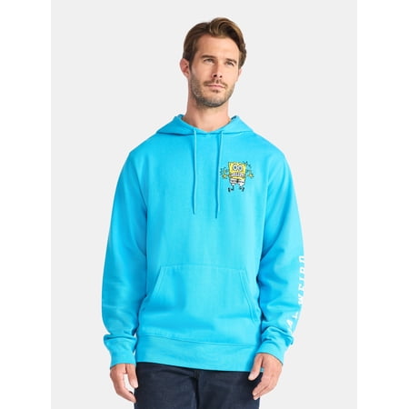 SpongeBob SquarePants, Men's & Big Men's Graphic Hoodie, Weird Pants, Sizes XS-3XL