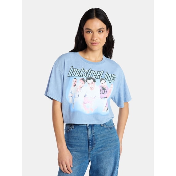 Backstreet Boys Women's Skimmer Tee with Short Sleeves, Sizes XXS-4X