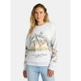 thumbnail image 1 of Disney Women's Winnie the Pooh Graphic Sweatshirt with Long Sleeves, Sizes XXS-XXL, 1 of 5