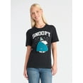 thumbnail image 1 of Snoopy Women's Graphic Print Tee with Short Sleeves, Sizes XXS-XXL, 1 of 5