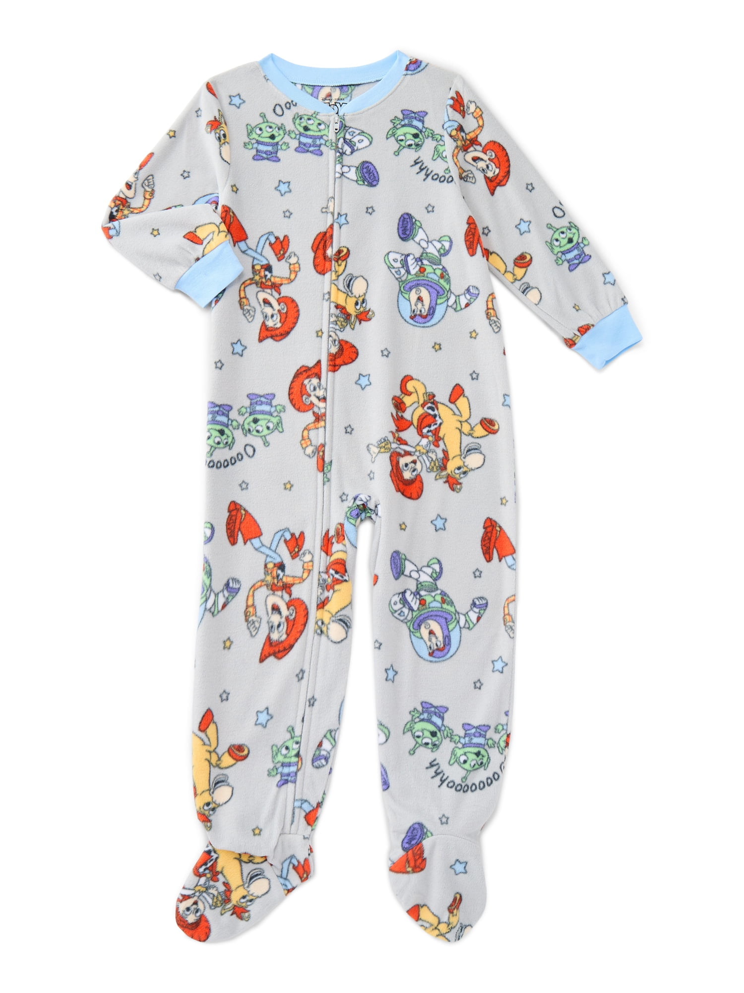 Toy Story Toddler Unisex One Piece Sleeper Pajamas, Sizes 12M-5T