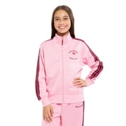HELLO KITTY Strawberry Shortcake Girls Graphic Zip Track Jacket, Midweight, Sizes 4-16