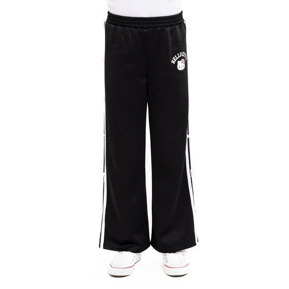Hello Kitty Girls Active Track Pants with Side Bows, Sizes 4-16