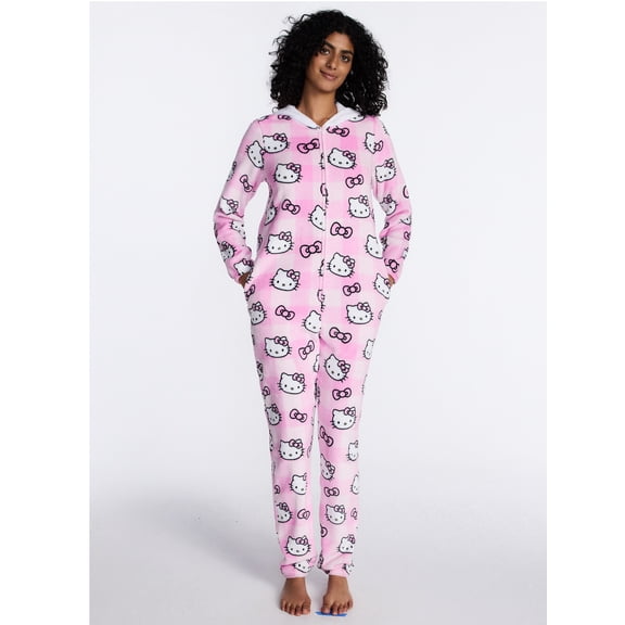 Hello Kitty Women's Graphic Union Suit, Sizes XS-3X