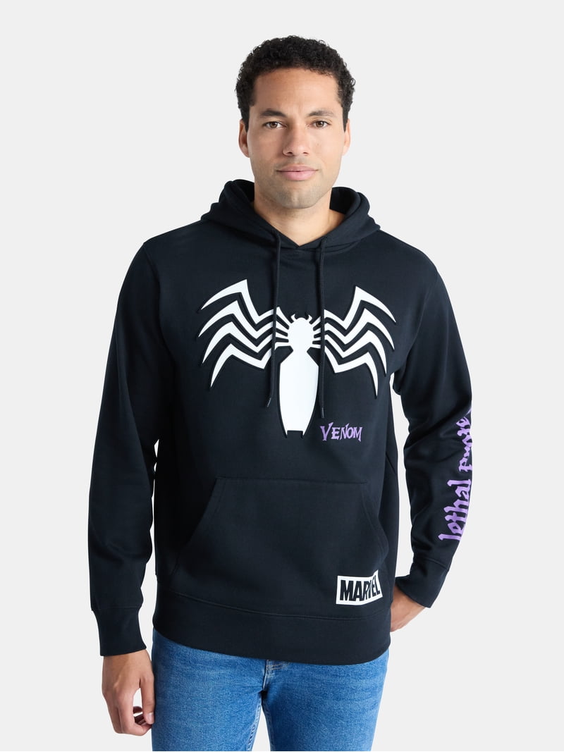 Marvel Venom Men's and Big Men's Graphic Hoodie, Sizes XS-3XL