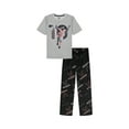 thumbnail image 1 of Messi Boys Short Sleeve Top and Pants Pajama Set, 2-Piece, Sizes 4-12, 1 of 4