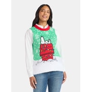 Peanuts Women's Embellished Christmas Sweater Vest, Sizes XXS-XXL